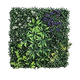 Dekorativer Kunstrasen für Häuser, 50 x 50 cm, grüne Grasmatte für...