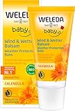 WELEDA Bio Baby Calendula Wind & Wetter Balsam - Naturkosmetik...