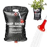 Gohytal Solar-Duschtasche, 20 l, Camping, Solar-Duschtasche, Heizung,...