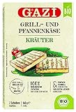 Gazi BIO Grill- und Pfannenkäse Kräuter - 3x 160gramm - Pfannenkäse...