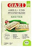 Gazi BIO Grill- und Pfannenkäse Kräuter - 10x 160gramm - Pfannenkäse...