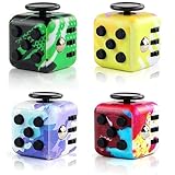 Steemjoey 4PCS Fidget Toy Cube, Anti-Stress Würfel Spielzeug,...