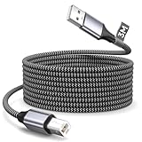BLITEZZ Druckerkabel 3M,USB A auf B Drucker Kabel Nylon geflochten USB 2.0...