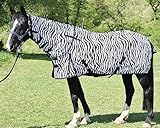 Brama-West - Fliegendecke Pferd Comfort Zebra | Zebrafliegendecke | mit...