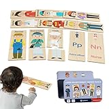 Holzpuzzle | Interaktives Sammelbares STEM Lernspielzeug,Holz...