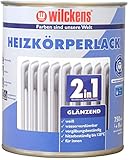 Wilckens 2in1 Heizkörperlack glänzend weiß 750 ml