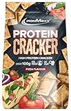 IronMaxx Protein Cracker - Pizza 100g | Knuspriger und zuckerarmer Snack...