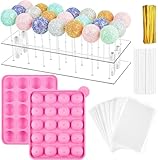 CLUEWR Cake-Pop-Form-Set, komplettes Set mit 1 x 20 Mulden,...