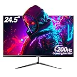 Gawfolk 24,5 Zoll Gaming Monitor, 144 Hz/180 Hz PC Bildschirm FHD 1080P...
