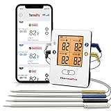 ThermoPro Bluetooth 5.0 Digital Bratenthermometer Grillthermometer Funk...