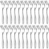 kuchengabeln 24 Stück, Gymdin Edelstahl Gabel Set,5.31'(13,5CM) Edelstahl...