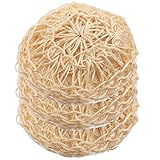 DEARMAMY 3Stücke Duschschrubber aus Natürlichem Sisalhanf Badball für...