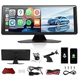 CarPlay Screen, Portable Car Radios Compatible with Apple CarPlay & Android...