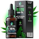 15% CBD Öl für Hunde & Katzen - FÜR GROß & KLEIN - Hanföl für Hunde &...