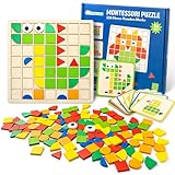 Tangram Kinder, Commodum Geometrische Formen Holzpuzzles, Kinder Puzzle mit...