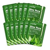 12 Stück Aloe Vera Maske Gesicht Feuchtigkeitsmaske Gesicht Aloe Vera...