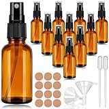 Zeawavsl Leere Glassprühflaschen 30 ml Set mit 10 kleinen Sprühflaschen...