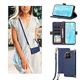 qichenlu Echtlder Handyhülle Umhängen für Xiaomi 15T,【Handyband mit...
