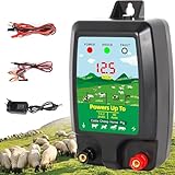 Weidezaungerät 12V mit LED Anzeige, Elektrischer Schäferhund 2J Output...