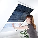 Fliegengitter Plissee für Dachfenster bis max. 70 cm x 157 cm -...