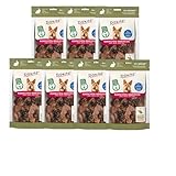 DOKAS Kaninchen-Innereien | 7 x 100 g | Natürlicher Snack für Hunde |...