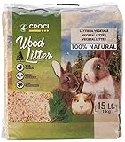 Croci Wood Litter - Pflanzliche Streu für Nagetiere auf Basis von...