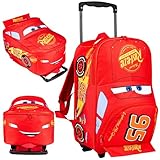Disney Cars Kinderkoffer mit Rollen 42x30cm Faltbarar Handgepäck Koffer...