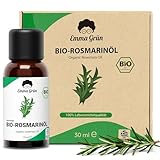 EMMA GRÜN® BIO Rosmarinöl Haare hochdosiert [100% Naturrein] - Rosemary...