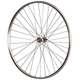 28 Zoll Vorderrad Büchel Alufelge/Alu Nabe Vollachse - Silber