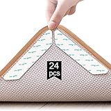 Adispotg Teppichgreifer Antirutschmatte, 24 Stück doppelseitige...