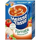 Heisse Tasse Tomate-Mozzarella mit Knusper-Croûtons 12er Pack (12 x...