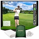 Durbles Golf-Simulator-Schlagbildschirm – Premium-Dreischichtiger...