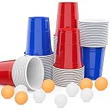 MOZOOSON Becher 16 oz/ 473ml 100 Stück, Partybecher Wiederverwendbar...