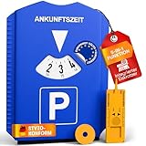 PURAHELP® 5-in-1 Parkscheibe inkl. Einkaufswagenchip, Reifenprofilmesser...