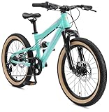 BIKESTAR Kinder Fahrrad Fully Mountainbike 7 Gang Shimano, Scheibenbremse...