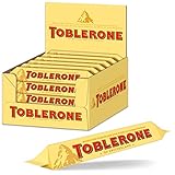 Toblerone Schokolade Riegel - Feine Schweizer Milchschokolade mit Honig-...