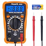 Digital Multimeter Voltmeter Batterietester Spannungsprüfer AC/DC Spannung...