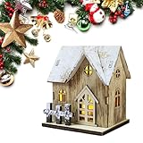 X-Institute Kleine Weihnachtshaus-Ornamente, schöne...