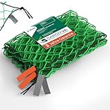 CargoVA® Anhängernetz 2x3M [DEKRA Geprüft] - Hängernetz mit Gummiseil...