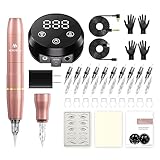 MOKOHOA Permanent Makeup Maschine Set,Tattoo Maschine Kit mit 20Stück...