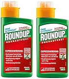 Roundup Express Konzentrat - 2x 400 ml - Unkrautvernichter zur Bekämpfung...