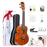 Ukulele Aklot Konzert Ukulele Erwachsene Solides Top Mahagoni Ukelele 23...