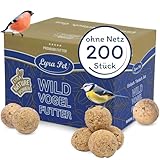 Lyra Pet® | 200 Meisenknödel ohne Netz à 90 g = 18 kg | Vogelfutter für...