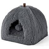 BEDSURE Katzenbett große Katzen Katzenhöhle- 40x40x40 cm Plüsch...