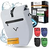 Valkental® Große & wasserdichte Gepäckträgertasche - Fahrradtasche für...
