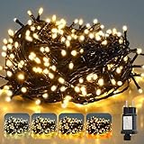 SALCAR LED Lichterkette Außen Weihnachten, 10m 150er Weihnachtsbeleuchtung...