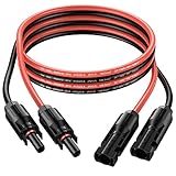 GARLLEN Solarkabel Verlängerung 6mm², 2X Solarkabel Verlängerungskabel,...