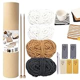 Strickset Für Anfänger Erwachsene Komplett, Stricken Für Anfänger Set,...