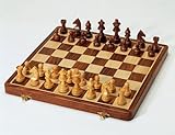 Weible Spiele Schachkassette Palisander und Buchsbaum, Königshöhe, 72 mm...