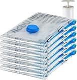 Amazon Basics Vakuumbeutel für Kleidung mit Luftdichtem Ventil und...